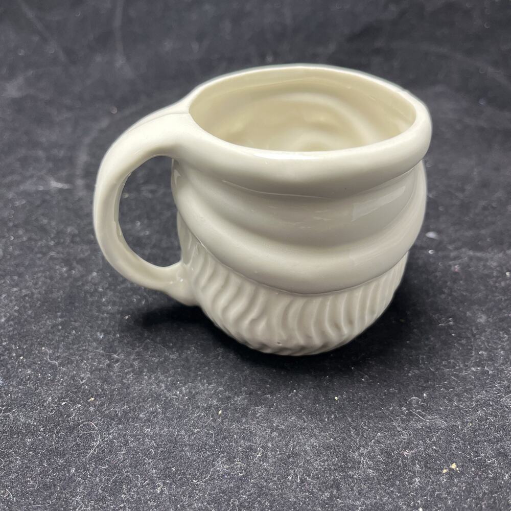 SANTA CLAUS White HEAD Vintage 3" Figural Ceramic 8 oz MUG - Picture 5 of 9